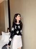 Fall Winter Women's Sweater O-Neck Star Pullover Knitting Sweaters C-288