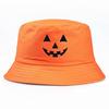 Halloween Pumpkin Printed Bucket Hat With Sun Protection For Summer And Autumn Wear