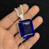 Natural Red Topaz Pendant 95 ct Fancy Cut 925 Sterling Silver Gemstone Gemstone Jewelry Gift
