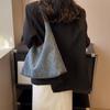 Denim Hobo Bag Large Capacity Shoulder Bag Women's Casual Handbag Everyday Style