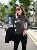 New Autumn And Winter German Velvet Button Long-sleeved T-shirt Warm Inner Layer Western Style Women's Bottoming Shirt Top