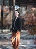 Johnature Women Vintage Shirts Tops Spring Chinese Style Button Blouses Patchwork Pockets Shirts