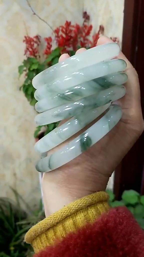 1 st Naturlig Jade armring Fashionabla charm Jade armring kvinnors present