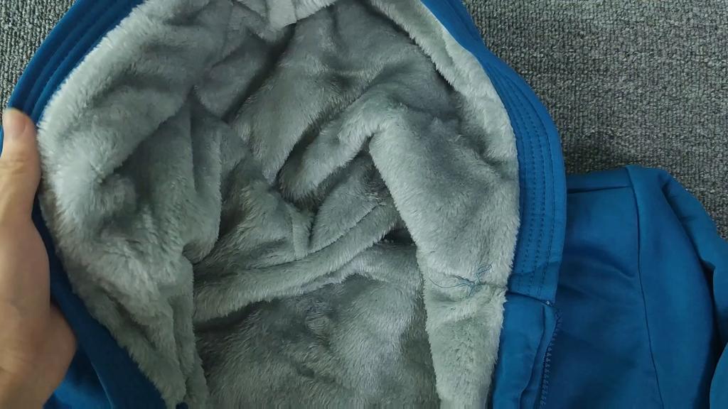 Herrmode Tjock Plus sammetshuvtröjor Huvor Höst Vinter Håll dig varm Casual Baseball Uniform dunrock Vindtät varma kläder för man