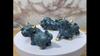 4Pcs/set Cartoon Turquoise Cow Animal Miniatures Diy Resin Mini Figures Fairy Garden Decoration Moss Terrarium Micro Landscape