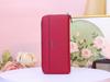 Humerpaul Ladies Wallet Leather Wallet RFID Anti-theft Swipe Wallet Zipper Large-capacity Wallet Multi-card Coin Purse