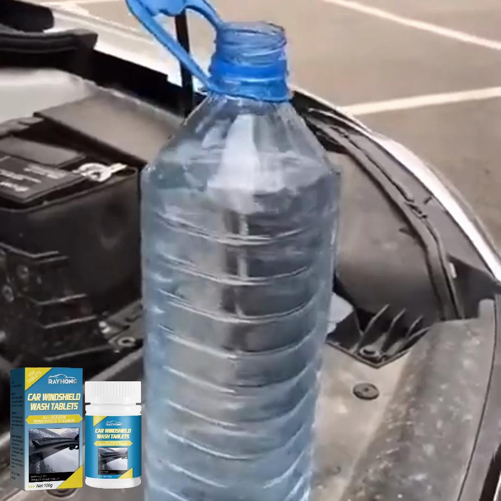 RAYHONG Auto Windshield Cleaner Tablet Auto Glass Mirror Cleaner Oil Defogging Cleaner