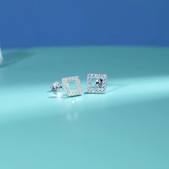 Cercei cu zirconiu din argint 925 Tancise Cercei cu picătură pentru femei Cadouri de nuntă