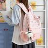 Cartoon Print Backpack Student Schoolbag Women's Lightweight Backpack