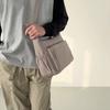 Nylon Crossbody Bag with Multiple Zipper Pockets Adjustable Strap for Men and Women