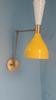 Wall Sconce Brass Italian Diabolo Yellow & White Mid-Century Modern Lights (Adjustable and Customizable)