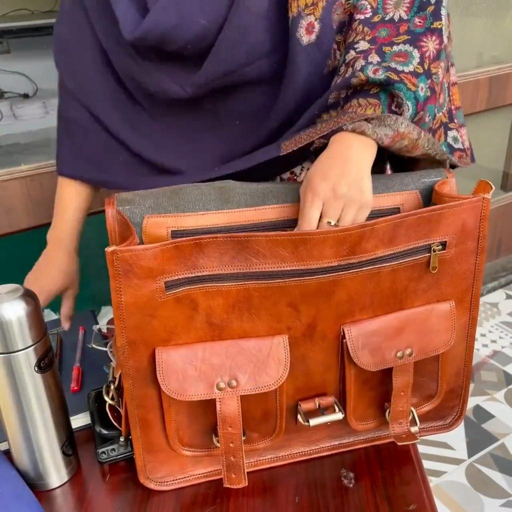 Leather Messenger Bag for Laptop Briefcase Best Computer Satchel Distressed Bag, Handmade Computer Bag, Leather School Bags