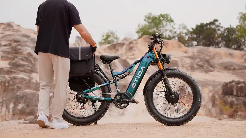 OTIDA S26 3000W 80 km/h dual-motor electric bike, 52V 20Ah, 26-inch wide tyres, electric mountain bike, electric bike for adults
