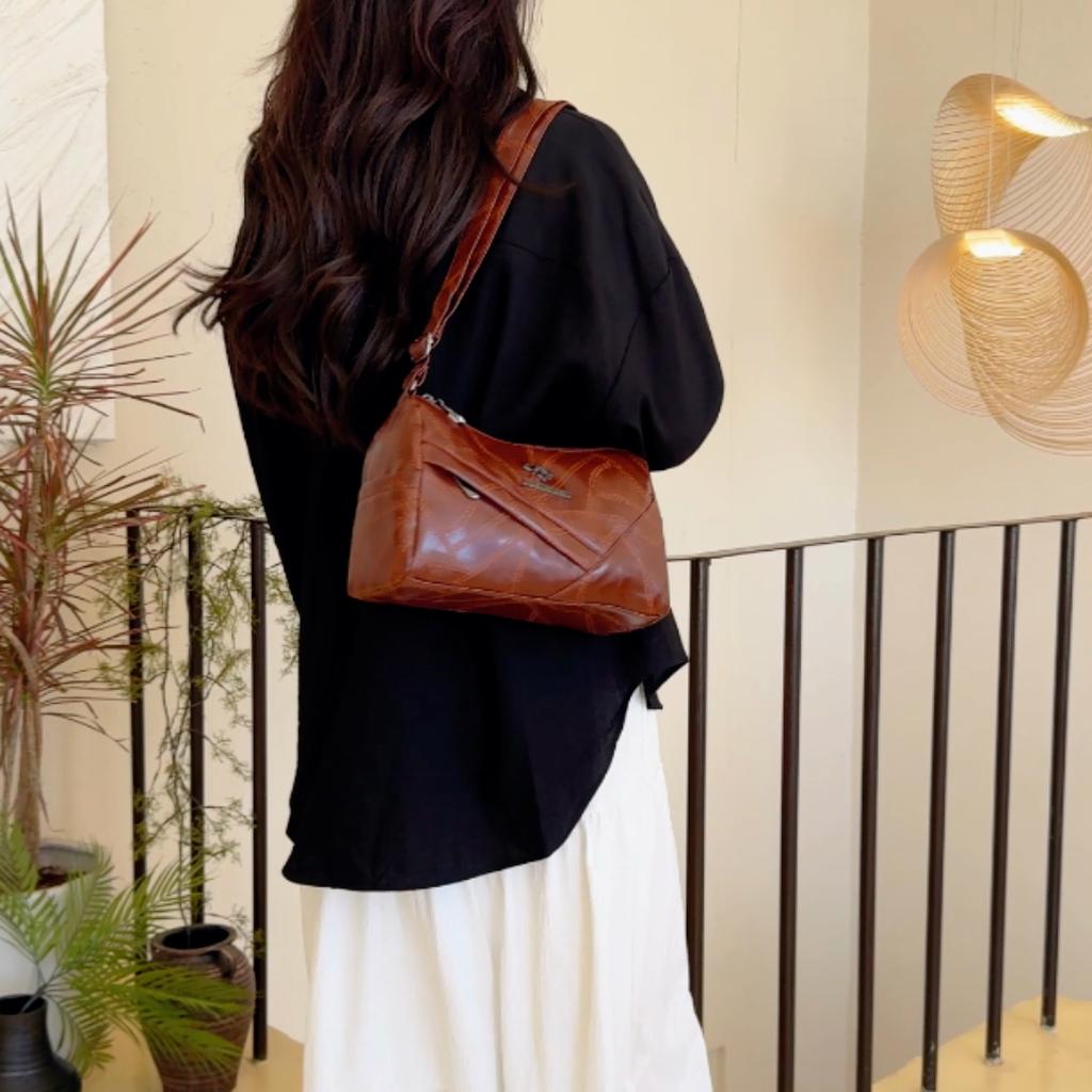 Vintage Shoulder Bag Commuter PU Women's Bag Mother Bag