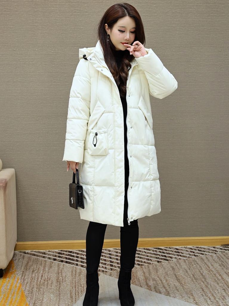 Fashion Winter Long Coat Female Clothes Hooded Thick Warm Casual Winter Jacket Women's Parkas