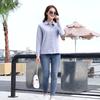 Damen T-Shirts Frühling Langarmshirts Damen Baumwolloberteile Mode Trendy Bottoming Shirts