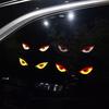 Solární auto světla ďábelské oči Dynamická LED světla pro auto Blikající pohybující se oči Světla do auta Ambientní lampa Dekorace Nevyžaduje zapojení