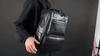 Men's Large Capacity Leather Backpack Business Casual Laptop Bag for Travel