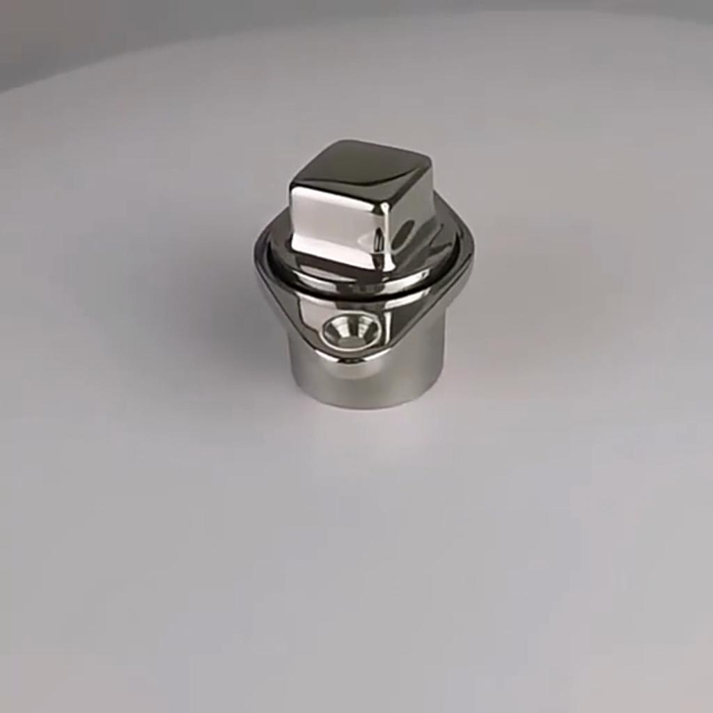 Tappo Di Scarico Per Barca In Acciaio Inox Con Guarnizione Rossa - Foro 25 Mm, A Vite, Per Kayak E Scafi
