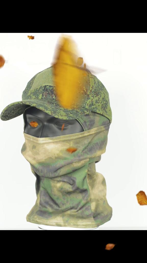 Russian Tactical Camouflage Mask Hat Baseball Cap Beanies Military Army Skullies Unisex Hip Hop Knitted Cap Elastic Outdoor Cap
