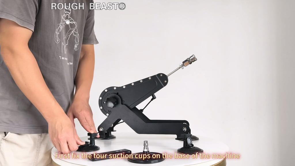 Sex Machine ROUGH BEAST 210° Adjustable Maturbation Machine with Attachments for Women Men