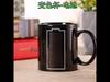 Color Changing Ceramic Mug With Light Bulb Tetris Battery Pattern For Gift Giving And Promotions