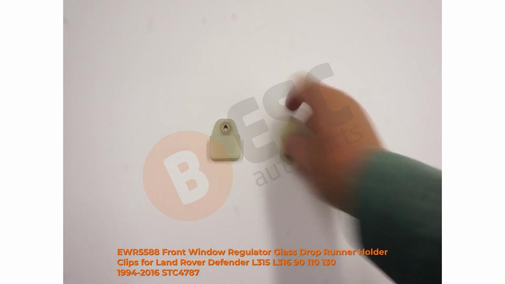 EWR5588 Front Window Regulator Glass Drop Runner Holder Clips for Land Rover Defender L315 L316 90 110 130 1994-2016 STC4787
