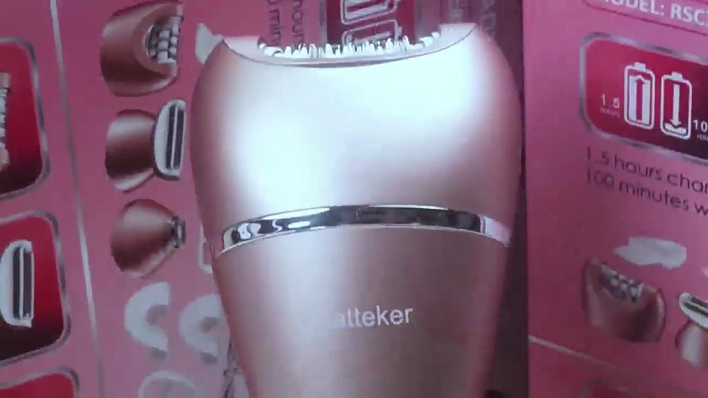 Hatteker Electric Razors For Women Bikini Trimmer Face Shavers Hair Removal For Underarms Legs Lady Body Trimmer IPX7 Waterproof Trimmer