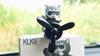 KUKII Pilot Bear Car Air Freshener - Rotating Propeller Vent Diffuser with Essential Oil Tablets, Aviation Design