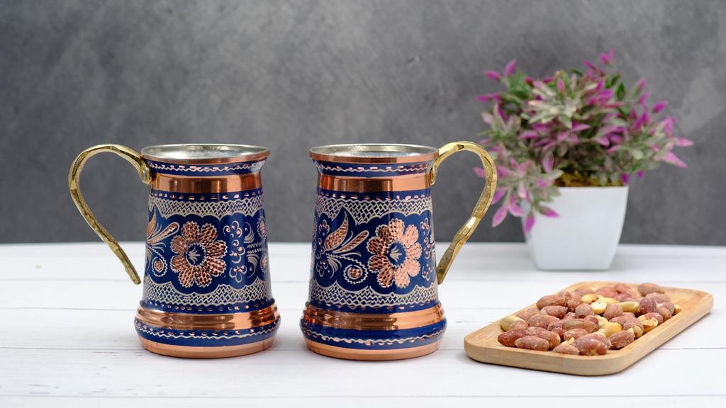 Copper Anniversary Gift Handmade Mug