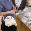 Bear Pattern Messenger Bag Children's Travel Bag Shoulder Bag Student Cartoon Crossbody Bag