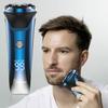 Hatteker Trymer do brody 3D Golarka akumulatorowa Mokro i sucho Golarki rotacyjne dla mężczyzn Zestaw do pielęgnacji HT-906