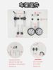 Pet Dog Wheelchair Cart Adjustable Pet Mobility Aid with Wheels Disabled Cat Dog Rehabilitation Walking Mobility Aid Pet Bracket