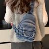 Denim Bag Women Chest Bag Crossbody Bag