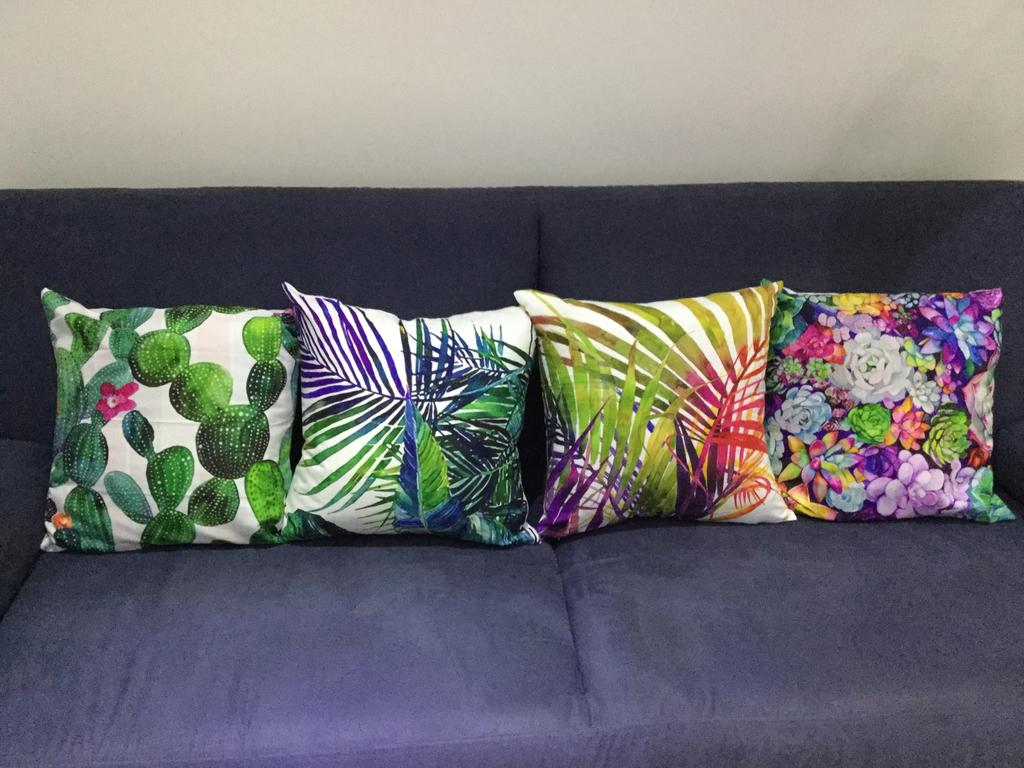 tropical throw pillows