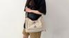 Commuter Pleated Hobo Bag Women's Large Capacity Waterproof Nylon Crossbody Bag Men's Shoulder Bag