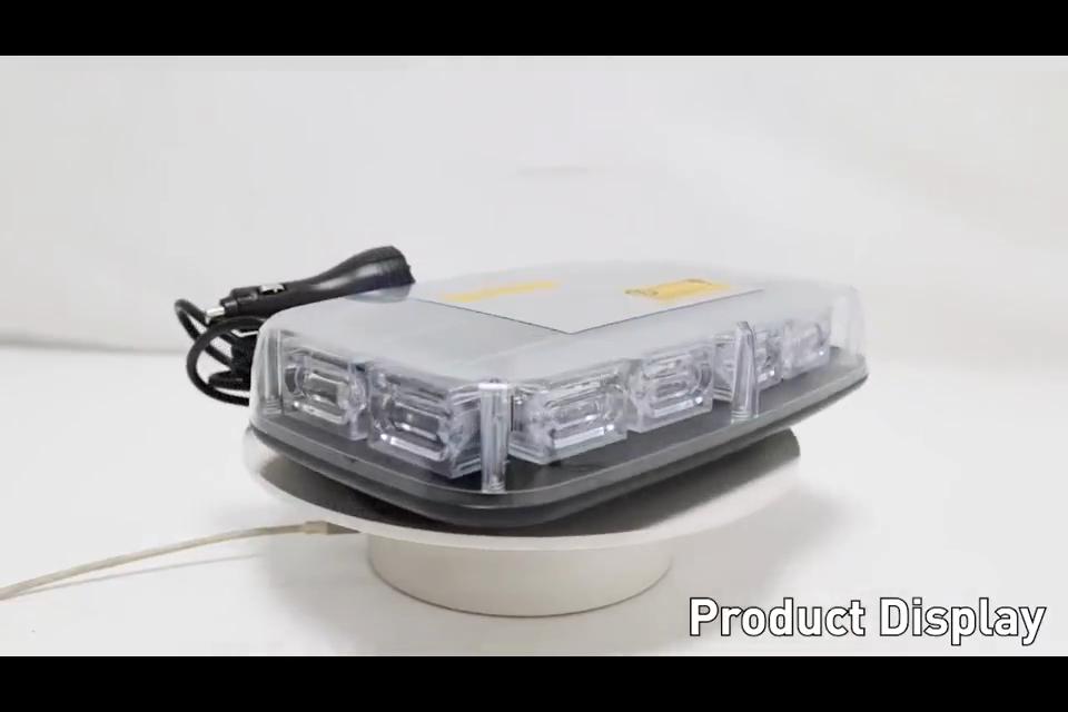 48LED Roof Top Strobe Lights Emergency Safety Hazard Warning Light LED Flashing Light Bar Mount for 12V 24V Car Truck