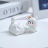 7Pcs/set Cartoon Pet Cat Miniatures Resin Animal Ornaments Fairy Garden Decoration Micro Landscape