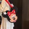 Modische Tasche im Mickey Maus Stil für Damen mit großem Fassungsvermögen aus PU-Material, perfekt für den täglichen Gebrauch