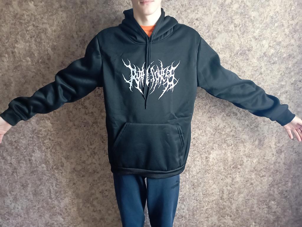 Sweat à Capuche Homme Cherokee Noir 2XL – Années 90, Style Grunge Gothique