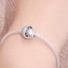 WOSTU 925 Sterling Silver Sluneční & Měsíční opálový korálek Modrá Zirkonová Měsíční přívěsky pro ženy Náramek a náramek DIY jemné šperky