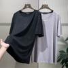 Plusstorlek 5XL-13XL Oversized T-shirt för Män Sommartoppar Mode Kortärmad T-shirt Sommar Herrkläder