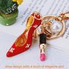 Portachiavi Elegante Scarpa con Tacco Alto Regalo per Donna Creativo Portachiavi in Metallo Per Occasioni Speciali
