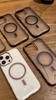 Luxurious Titanium Color Magnetic Phone Case For Iphone 16 Plus 16 15 14 13 Pro Max Premium Anti-drop and Anti-Collision Phone Case