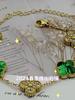 New Shiny Four-leaf Clover Bracelet Five-flower Fashion Sense Hand Jewelry Simple Jewelry