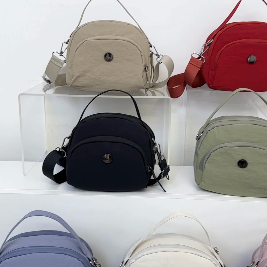 Women's Bag Nylon Bag Solid Color Shoulder Crossbody Bag Mobile Phone Bag