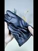 Men's and Women's Touch Screen Leather Gloves Are Warm, Waterproof, Windproof, and Thickened with Fleece for Outdoor Motorcycle Riding In Winter