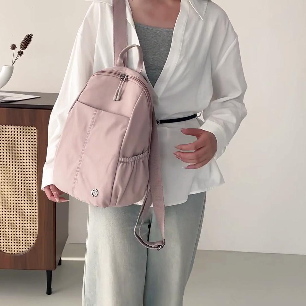 Women's Backpack Large Capacity Solid Color Backpack