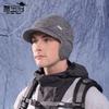 Mens Knitted Baseball Hat With Fleece Lining For Cold Weather Outdoor Activities