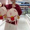 Cute Cartoon French Fries Capybaradesign Children Backpack With Plush Pendant For Casual Travel And School Use